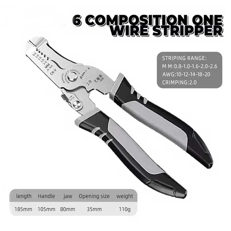 Professional Electrician Wire Tool – Crimp, Cut, and Strip with Ease! - Alyando