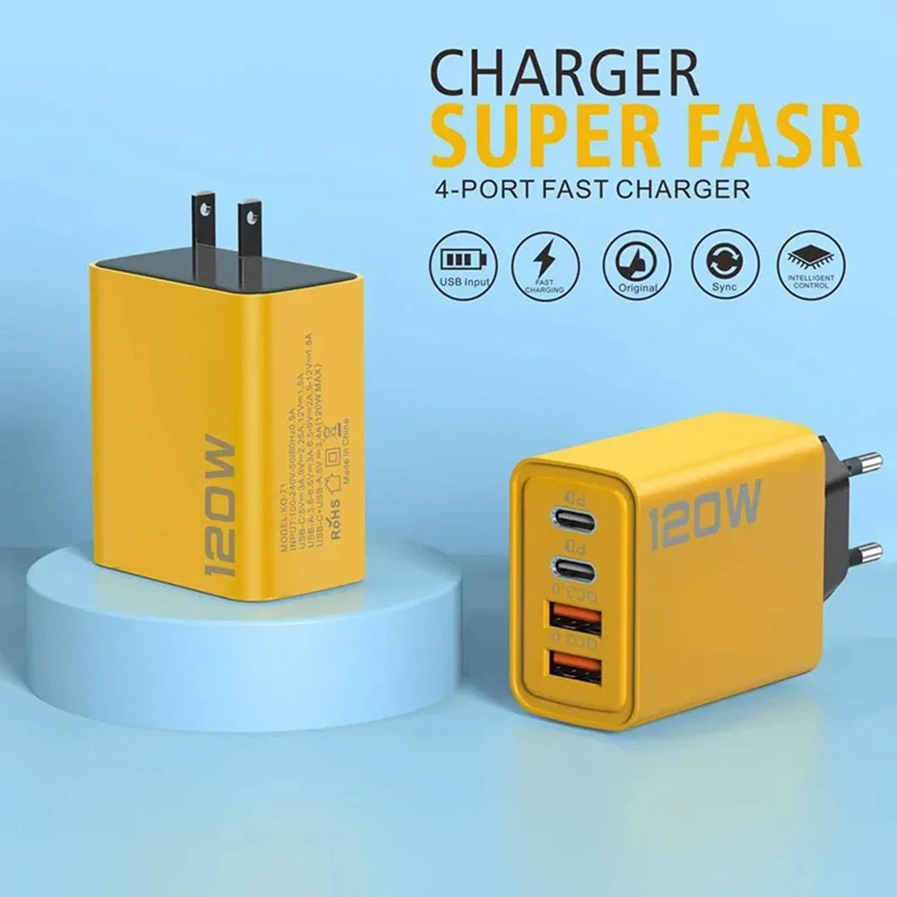 PD USB Charger Fast Charging Type-C Adapter