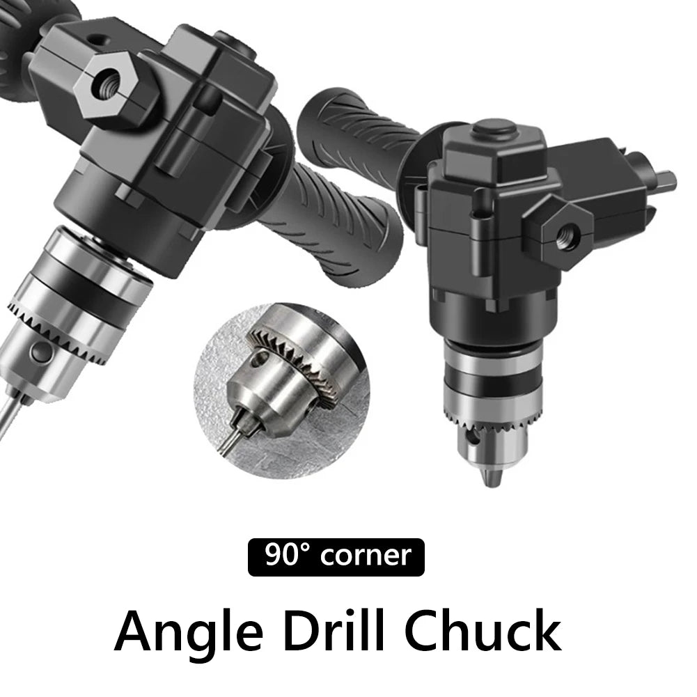 90° Right Angle Drill Adapter | Cordless Extension for Tight Spaces