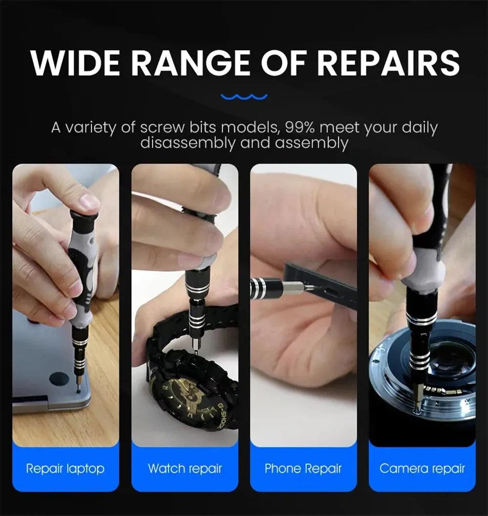 115-in-1 Precision Electronics Screwdriver Set – Professional Repair Kit! - Alyando
