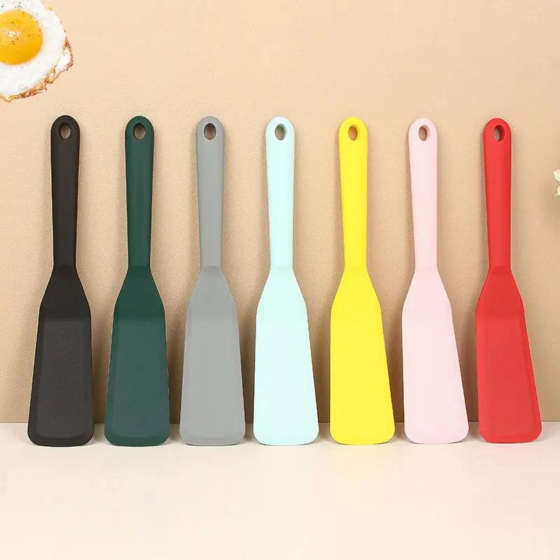 7-Color Silicone Frying Shovel – Non-Stick and Multi-Purpose! - Alyando