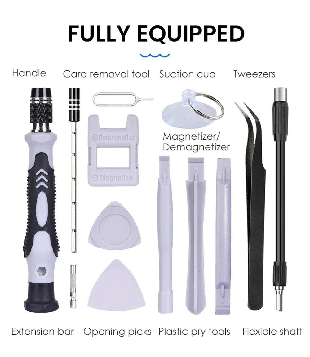 115-in-1 Precision Electronics Screwdriver Set – Professional Repair Kit! - Alyando
