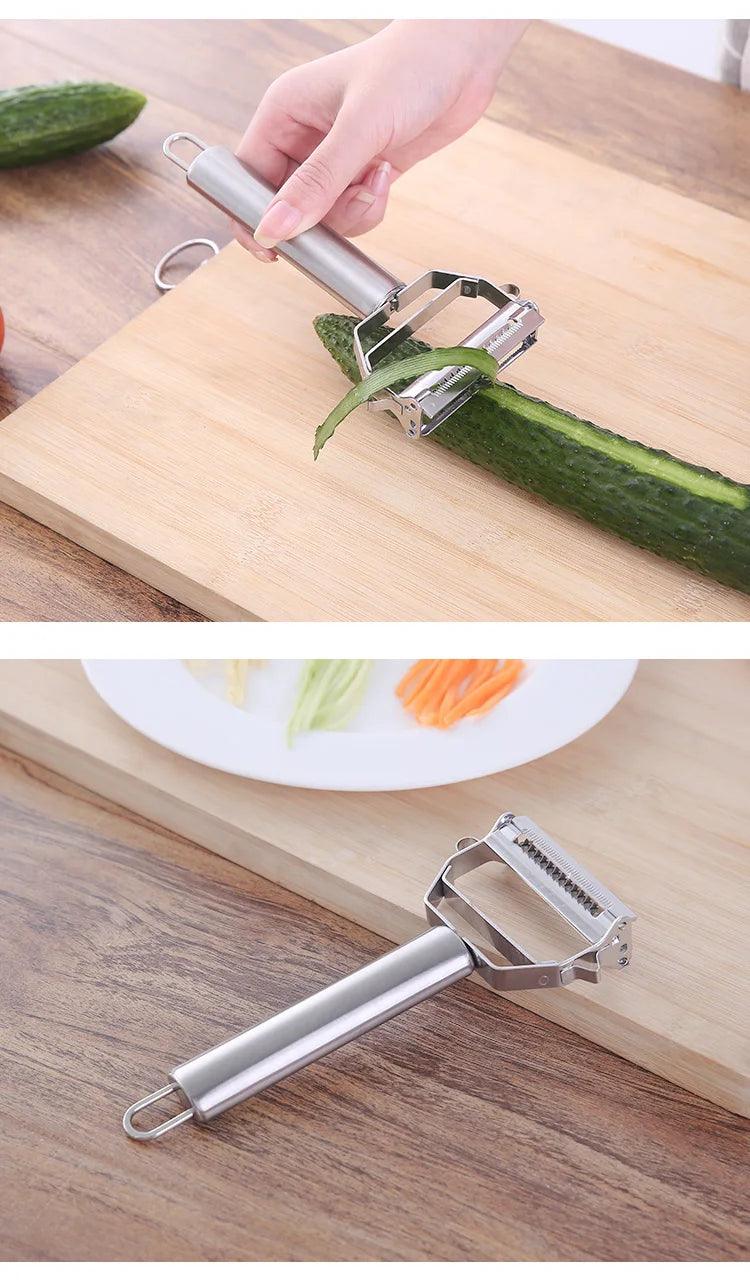 Multifunctional Kitchen Peeler – Slice and Shred with Ease! - Alyando