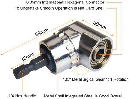 105° Angle Socket Adapter Set – Precision Power Tool Extension! - Alyando