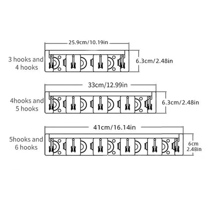 Wall-Mounted Multi-Functional Mop Holder