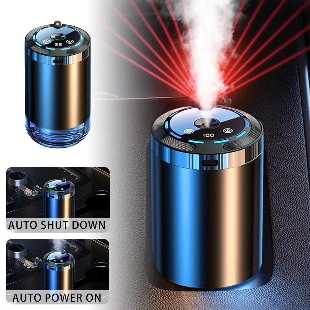 Car Fragrance Humidifier with Digital Display