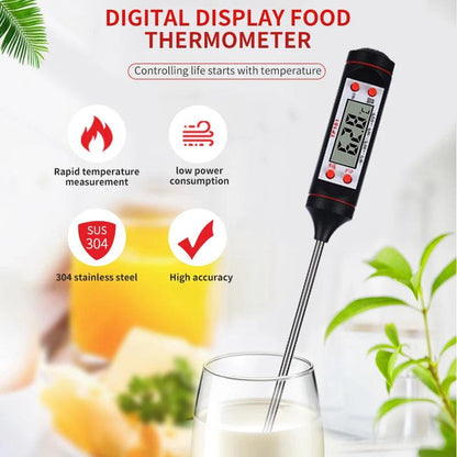 Digital Kitchen Thermometer – Accurate Temperature for Perfect Cooking! - Alyando