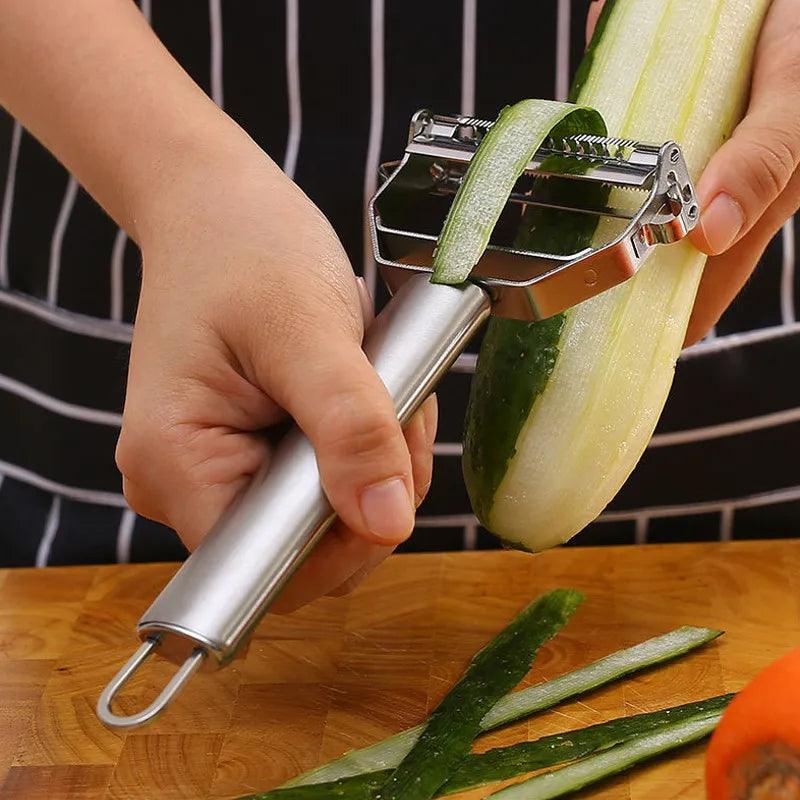 Multifunctional Kitchen Peeler – Slice and Shred with Ease! - Alyando