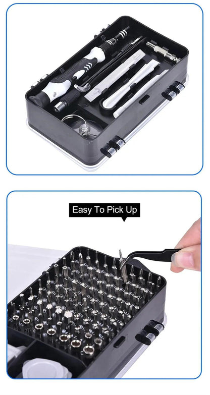 115-in-1 Precision Electronics Screwdriver Set – Professional Repair Kit! - Alyando