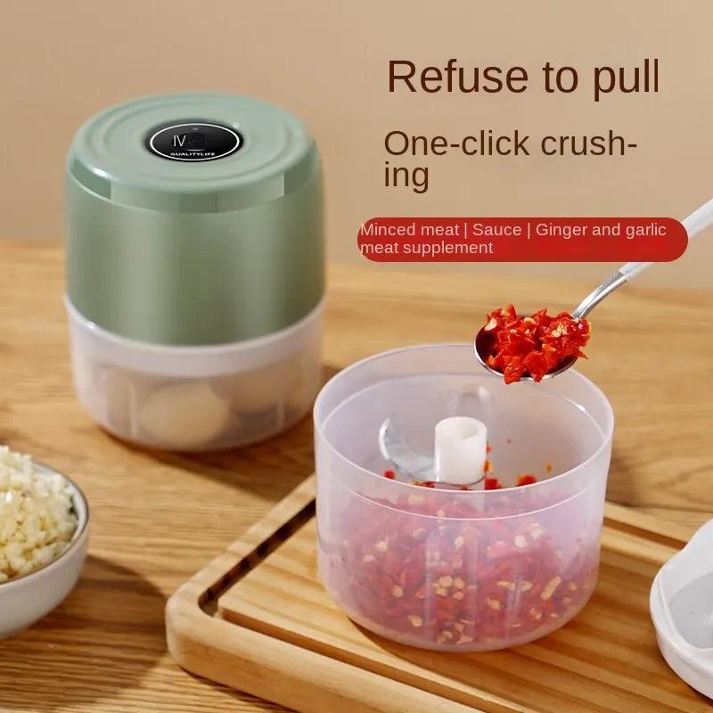 Electric Mini Food Chopper – Chop, Grind, and Crush with Ease! - Alyando