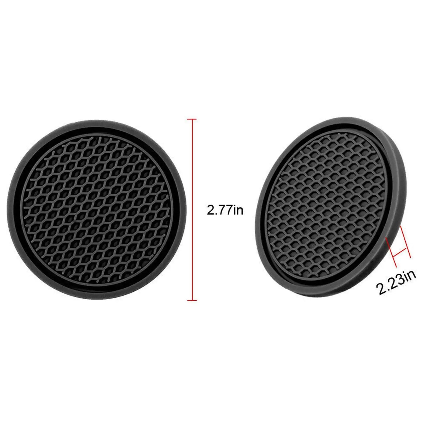 2pcs Non-slip Car Water Cup Pads