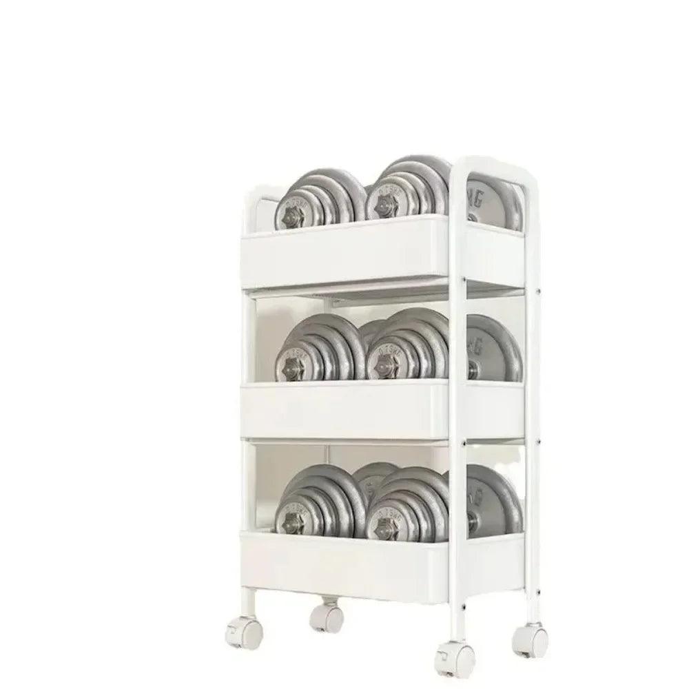 Multi-Layer Trolley Storage Rack – Organize Your Space with Ease! - Alyando