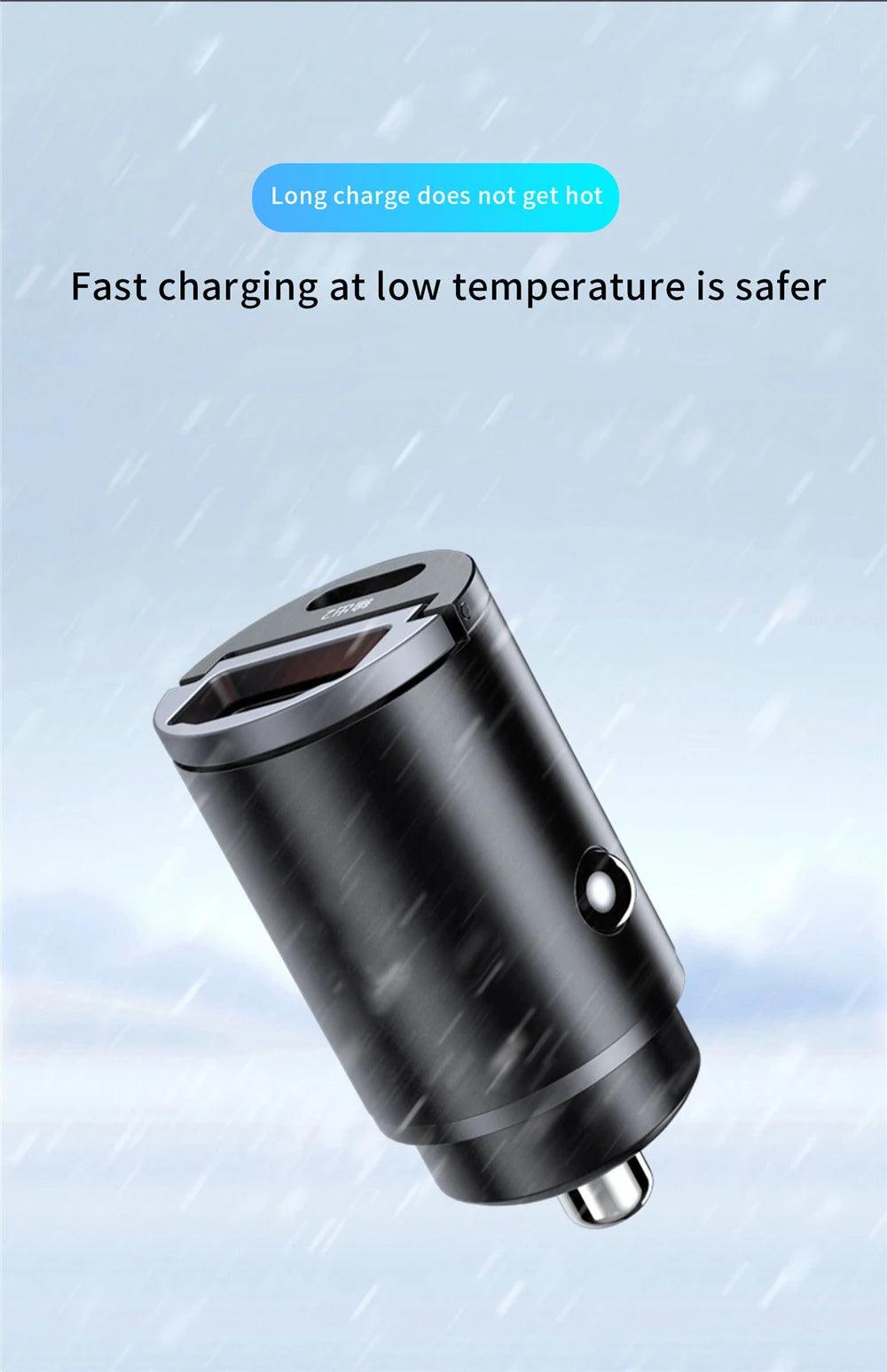 200W PD QC Fast Charging Car Charger – Power On the Go! - Alyando