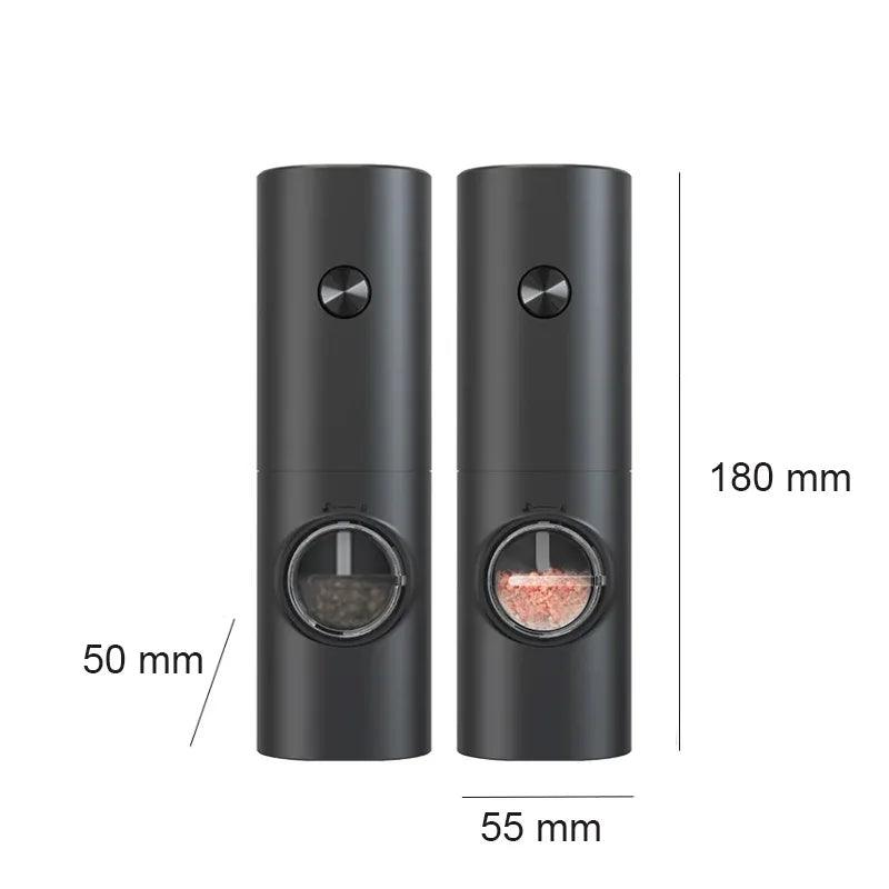 Electric Salt & Pepper Grinder Set – Season with Ease! - Alyando